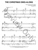 The Christmas Sing Along piano sheet music cover